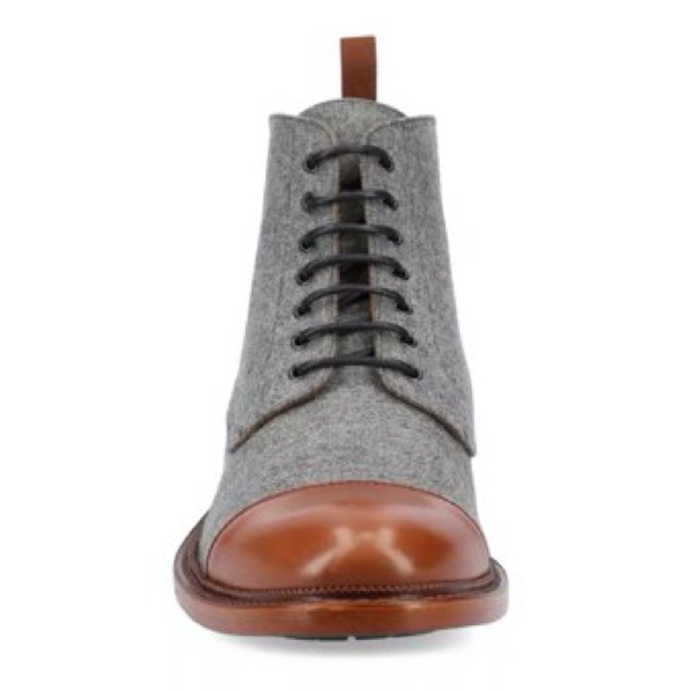 Taft Gray and Tan Men's Boots - Picture 2 of 8